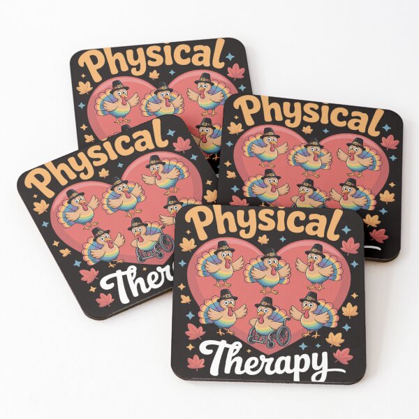 Item preview, Turkey Physical Therapy PT PTA Therapist Fall Thanksgiving designed and sold by RONALPARAD.