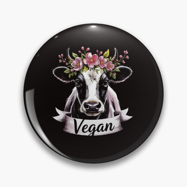 Item preview, Vegan Cow With Flower Headband Gift designed and sold by RONALPARAD.