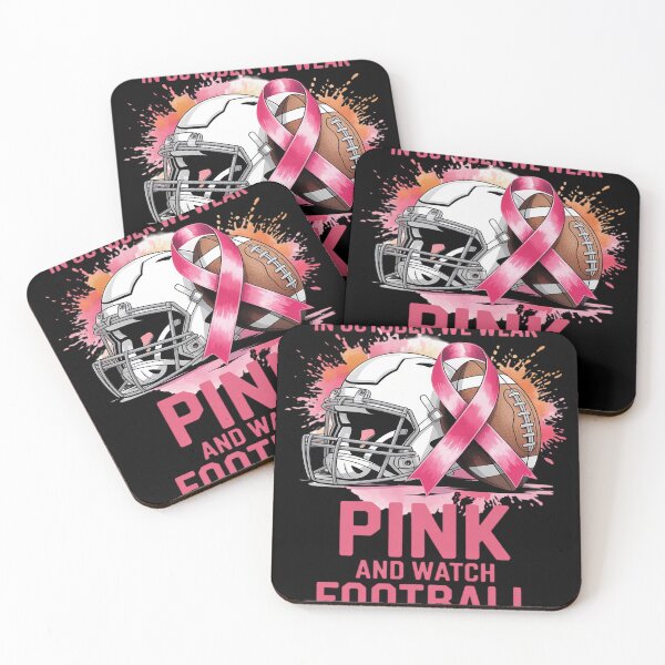 Item preview, In October We Wear Pink And Watch Football Breast Cancer designed and sold by Libbysharts.