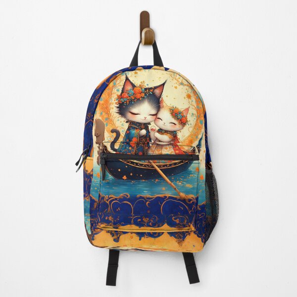 Item preview, The young cat and the kitten are in love in Venice. designed and sold by Natalia-Vlad.