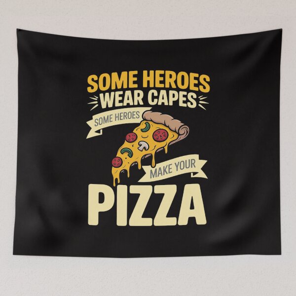 Item preview, Some Heroes Wear Capes - Food Lover Pizza Baker designed and sold by rutimenta.