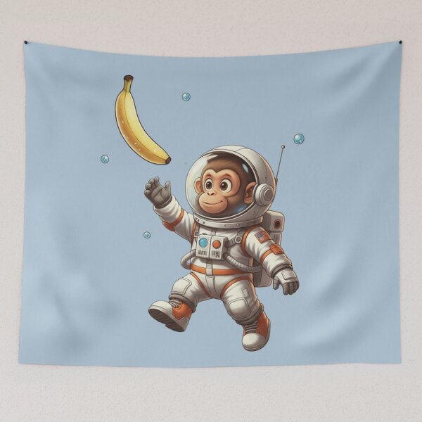 Item preview, Space monkey designed and sold by Roxburylane.
