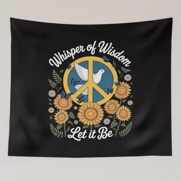 Item preview, Whisper Of Wisdom Let It Be Sunflowers Butterflies designed and sold by rutimenta.