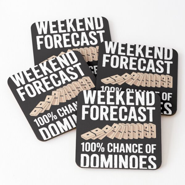 Item preview, Weekend Forecast 100% Chance Of Dominoes - Domino Player designed and sold by rutimenta.