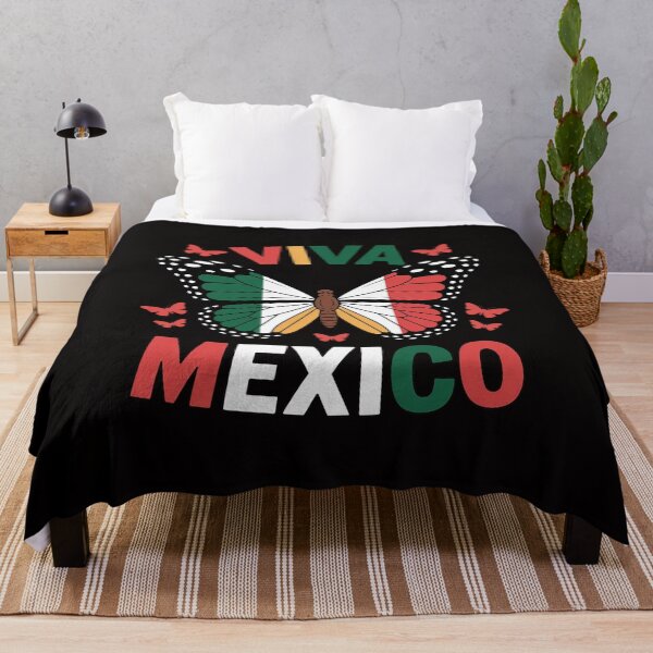 Item preview, Viva Mexico Mexican Independence Day Butterfly flag Mexico designed and sold by rutimenta.