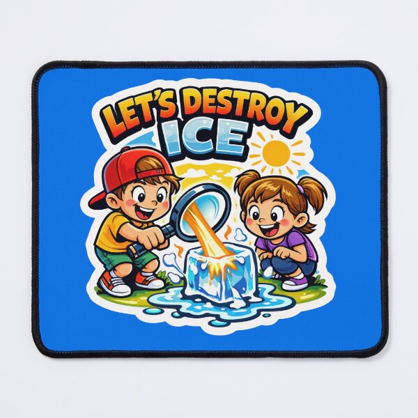 Item preview, Let's Destroy Ice designed and sold by riotstickerco.