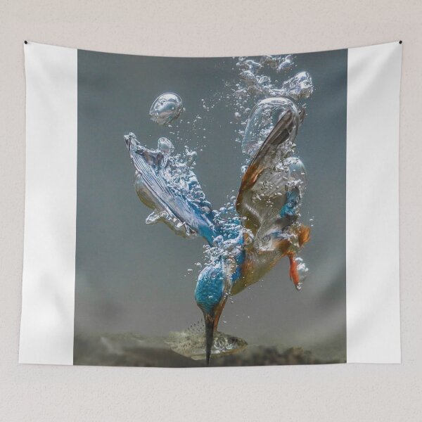 Item preview, Vibrant Kingfisher Flight designed and sold by apiolands.