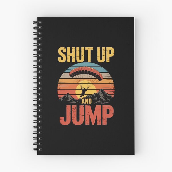 Item preview, Shut up and Jump Paragliding Skydiving designed and sold by EllenJast.