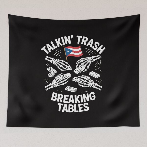 Item preview, Talking Trash Breaking Tables - Dominoes Lover Domino Player designed and sold by rutimenta.