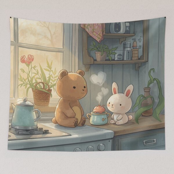 Item preview, Valentine’s Early Spring • Waiting for the Kettle designed and sold by WildlifeWhimsy.