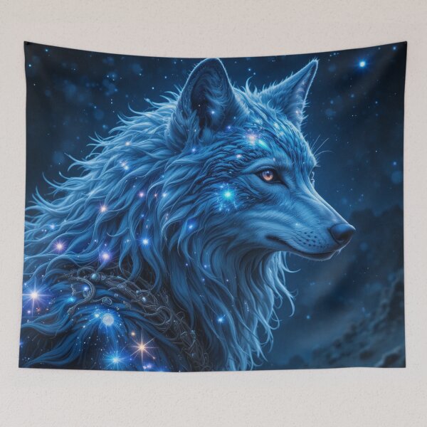 Item preview, Celestial Wolf Portrait designed and sold by InezPhotography.