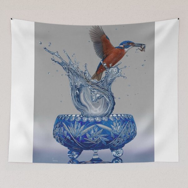 Item preview, Serene Kingfisher Perch designed and sold by apiolands.