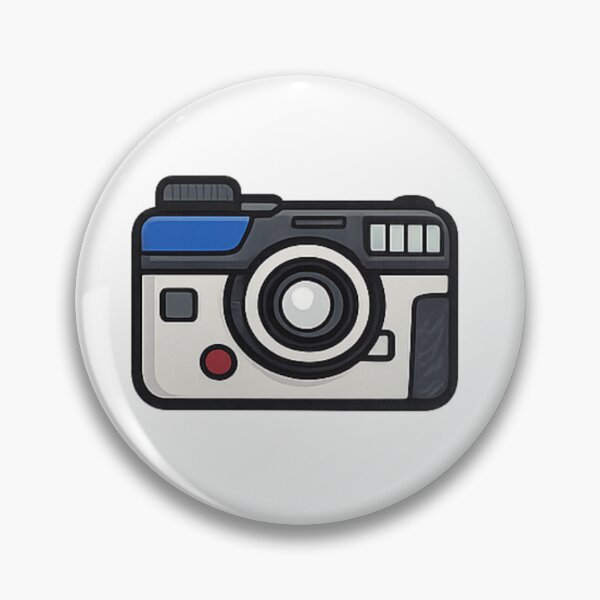 Item preview, Retro Camera Icon Sticker  designed and sold by Meiyi Digitals Co.