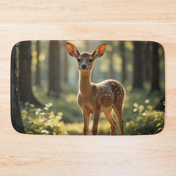 Item preview, Fawn in Sunlit Forest designed and sold by InezPhotography.