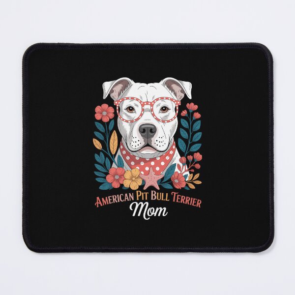 Item preview, American Pitbull Terrier Mom Dog Lover Mother's Day Floral designed and sold by EllenJast.