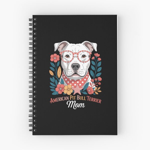 Item preview, American Pitbull Terrier Mom Dog Lover Mother's Day Floral designed and sold by EllenJast.
