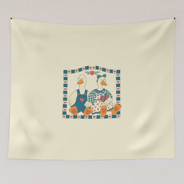 Item preview, Country Farmhouse Duck, thrifted geese designed and sold by SheriPeroni.