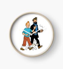Tintin and Captain Haddock Clock