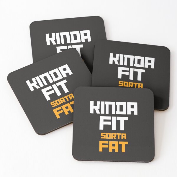 Item preview, Kinda Fit. Sorta Fat. – Funny Realistic Fitness T-Shirt designed and sold by The Firestarter T-shirt Store.