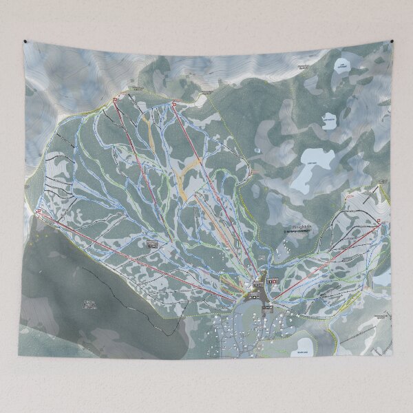 Item preview, Brighton Resort Trail Map designed and sold by Mapsynergy.
