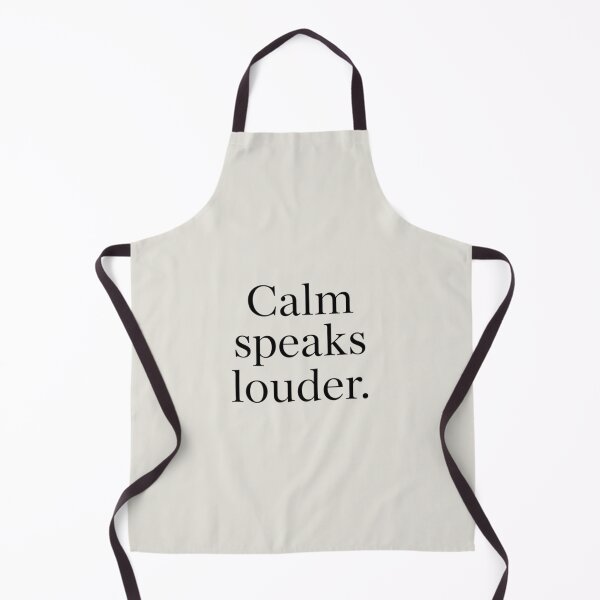 Item preview, Calm Speaks Louder – Modern Minimal Confidence Quote designed and sold by Irene Catchmind.
