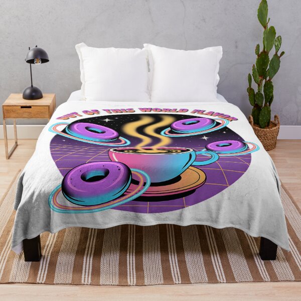 Item preview, Retro Sci Fi Cosmic Coffee Bagel Galaxy designed and sold by Bliss Find And Design.