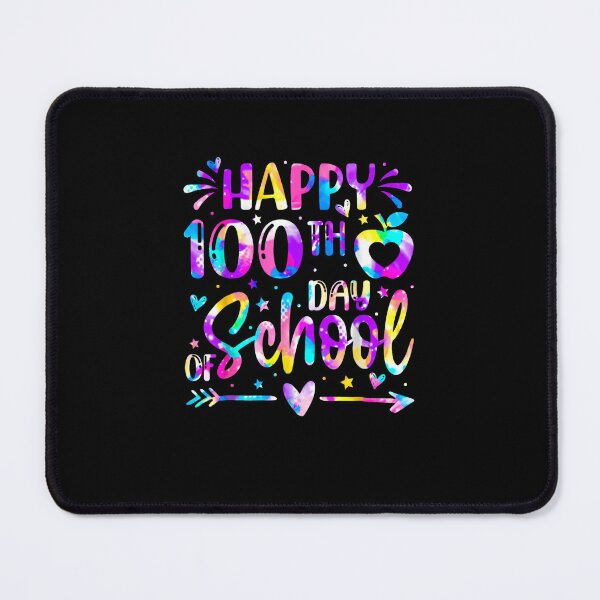 Item preview, Happy 100th Day of School Tie Dye Rainbow 100 Days Smarter designed and sold by MatherFisher.
