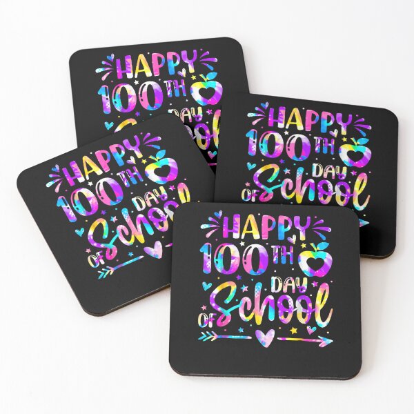 Item preview, Happy 100th Day of School Tie Dye Rainbow 100 Days Smarter designed and sold by MatherFisher.