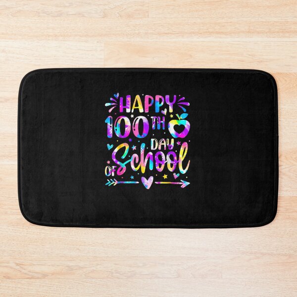 Item preview, Happy 100th Day of School Tie Dye Rainbow 100 Days Smarter designed and sold by MatherFisher.