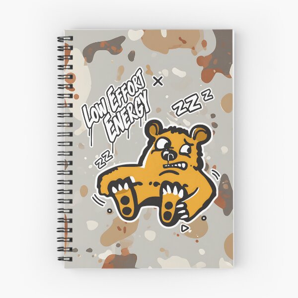 Item preview, bear low effort energy designed and sold by Taridesign.
