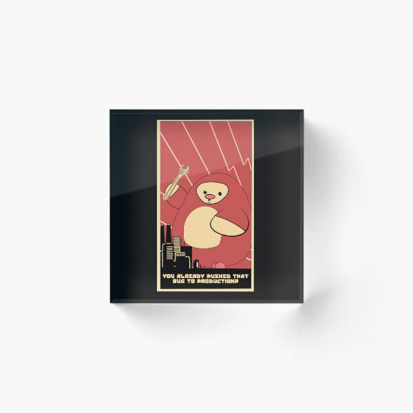 Artikelvorschau, Du hast diesen Fehler bereits in die Produktion eines propagandaähnlichen Posters eingeschleust. entworfen und verkauft von Zeroskillanimation.
