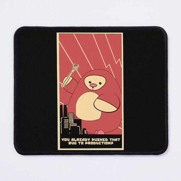 Item preview, You already pushed that bug to production propaganda-like poster designed and sold by Zeroskillanimation.