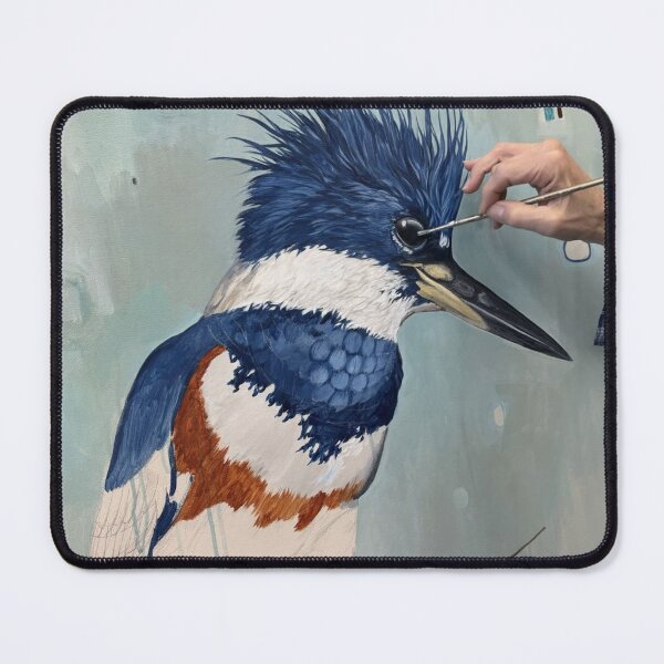 Item preview, Minimal Kingfisher Grace designed and sold by apiolands.