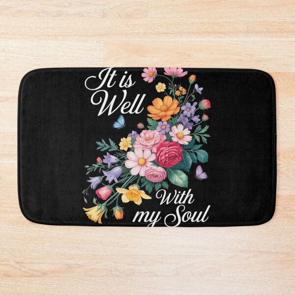 Item preview, It Is Well With My Soul Vintage Floral Christian Religious designed and sold by Tatianamiobi.