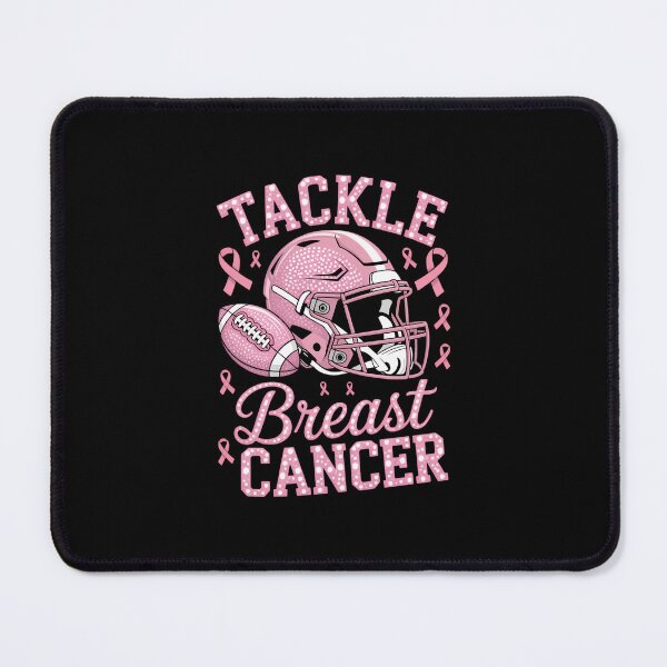 Item preview, Tackle Breast Cancer Awareness American Football Pink Ribbon designed and sold by EllenJast.