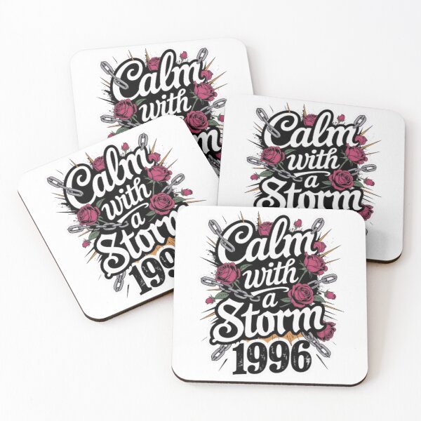 Item preview, Calm With a Storm Statement Typography Print designed and sold by NewUSShop.