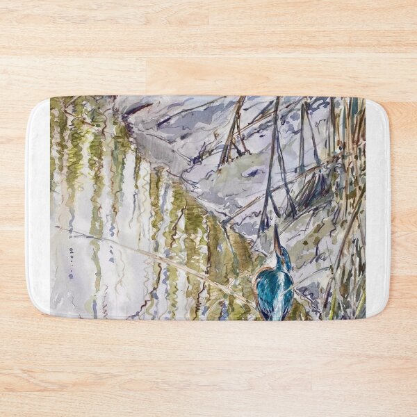 Item preview, Artistic Kingfisher Splash designed and sold by apiolands.