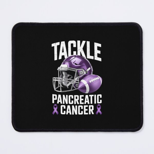 Item preview, Tackle Pancreatic Cancer Football Awareness Purple Ribbon designed and sold by EllenJast.