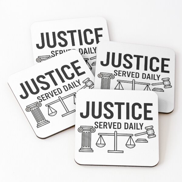 Item preview, Justice Served Daily – Lawyer & Attorney Legal Profession T-Shirt designed and sold by Muzgle.
