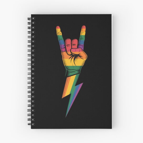 Item preview, LGBT Rainbow Pride Rock & Roll Skeleton Guitar Music Lover designed and sold by AsteriskDatBArt.