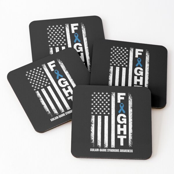 Item preview, Guillain-Barre Syndrome Warrior US Flag designed and sold by KonopikaaArt.
