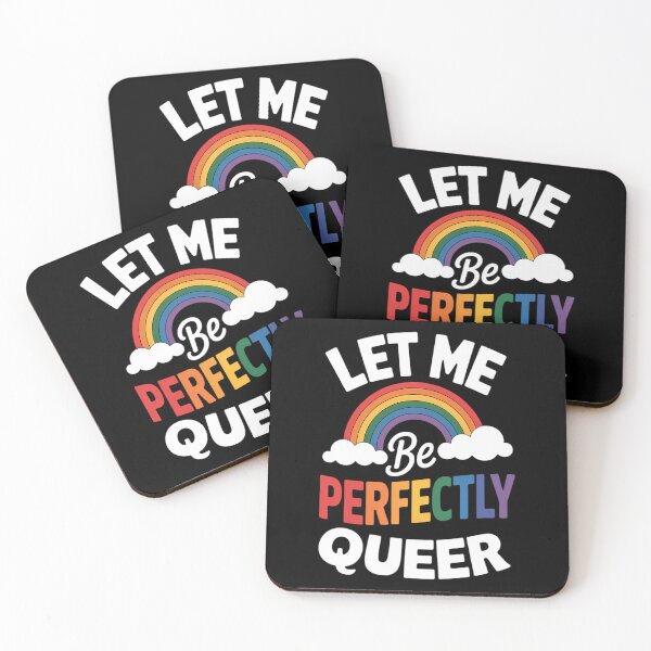 Item preview, Let Me Be Perfectly Queer Gay Pride LGBT Rainbow designed and sold by AsteriskDatBArt.
