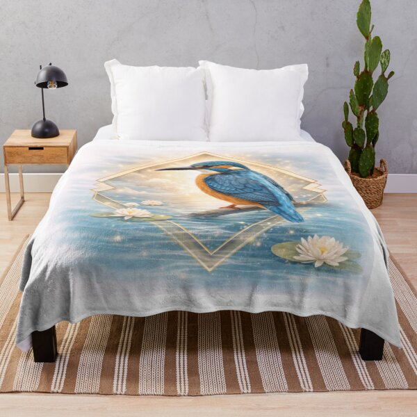 Item preview, Kingfisher – Still Focus | Calm Waters Wildlife Art designed and sold by GeoWild Designs.