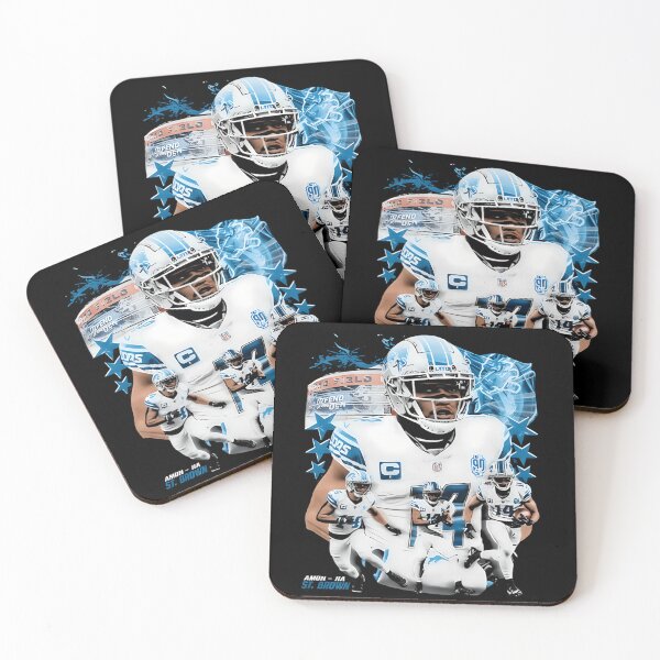 Item preview, Amon-Ra St. Brown Star Football designed and sold by DragonessblueS.