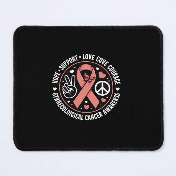 Item preview, Gynecological Cancer Awareness Support Squad Peach Ribbon designed and sold by KonopikaaArt.
