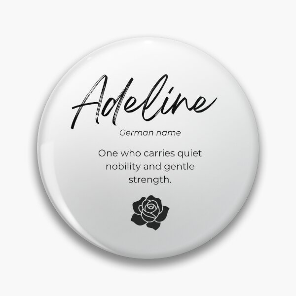 Item preview, Adeline Name Meaning Typography Design designed and sold by NeatMark.