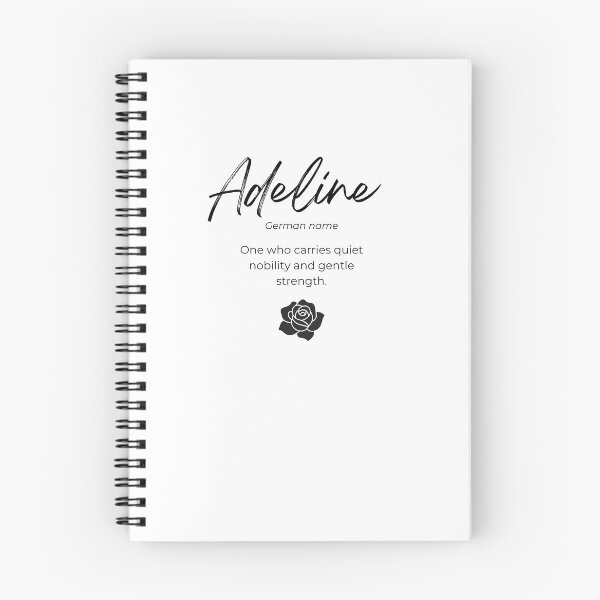 Item preview, Adeline Name Meaning Typography Design designed and sold by NeatMark.