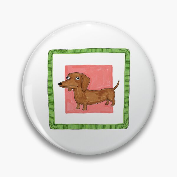 Item preview, Wacky Whimsical Dachsund Weiner Dog designed and sold by UnseenNeon.