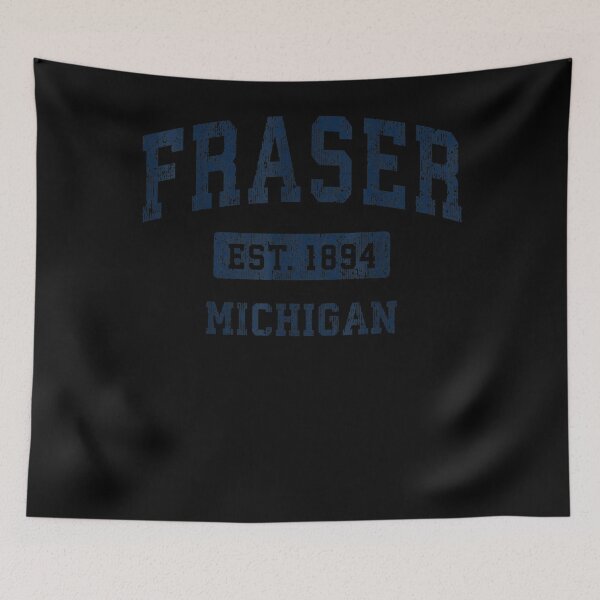 Artikelvorschau, Frasers Michigan M.I Vintage Sports Established Design Funny entworfen und verkauft von JoelFlem.