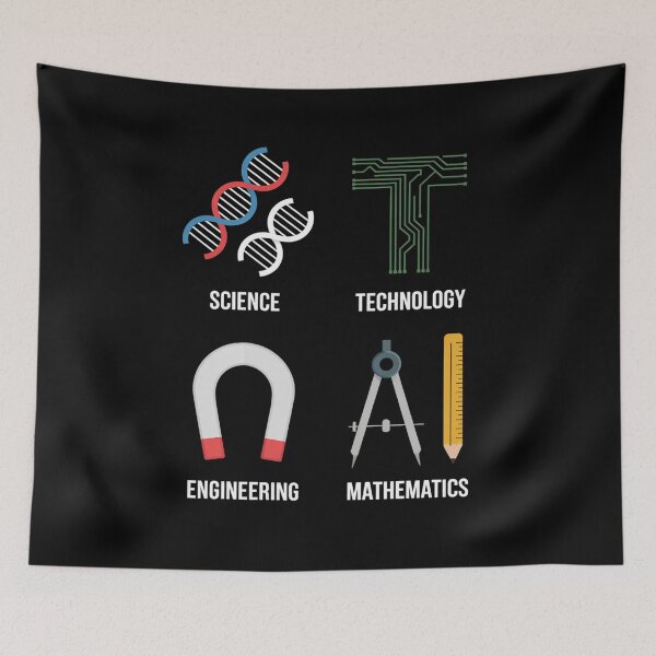 Item preview, STEM Teacher Science Technology Engineering Math designed and sold by KonopikaaArt.